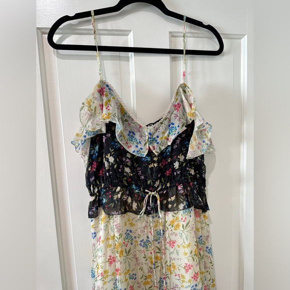 LOVE SAM tiered midi floral dress tassel - Picture 9 of 16